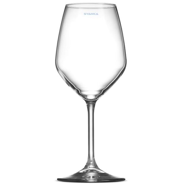SYANKA Italian Premium Glass Wine Glass - Set of 2, Clear, 360ml - Image 2